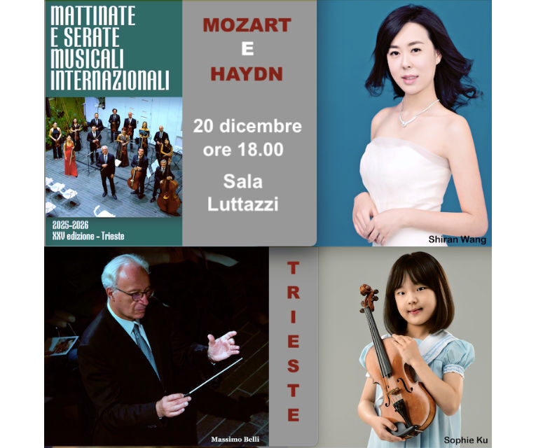 MATTINATE E SERATE MUSICALI INTERNAZIONALI XXV EDIZIONE: PROTAGONISTI DEL SETTIMO CONCERTO MOZART E HAYDN
