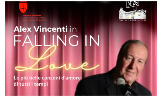 Falling in love: lo spettacolo di Alex Vincenti alla Sala Luttazzi del Magazzino 26 in Porto Vecchio