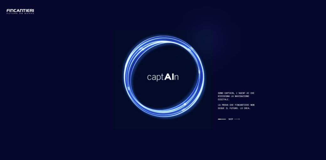 FINCANTIERI LANCIA “captAIn”, L’AI AGENT CHE RIVOLUZIONA LA COMUNICAZIONE DIGITALE DEL GRUPPO