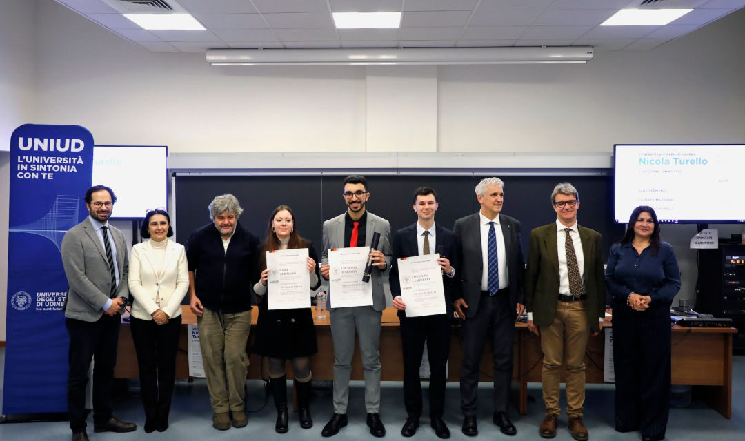 2° Premio Nicola Turello Assegnate le tre borse di studio AUSIR a Lorenzo Ciabelli, Giuseppe Marazza e Sara Zermano