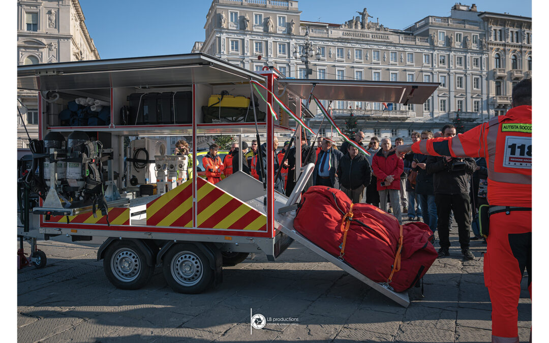 INAUGURATO IL NUOVO CARRELLO PER LE MAXIEMERGENZE DEL 118 DI TRIESTE – ASUGI