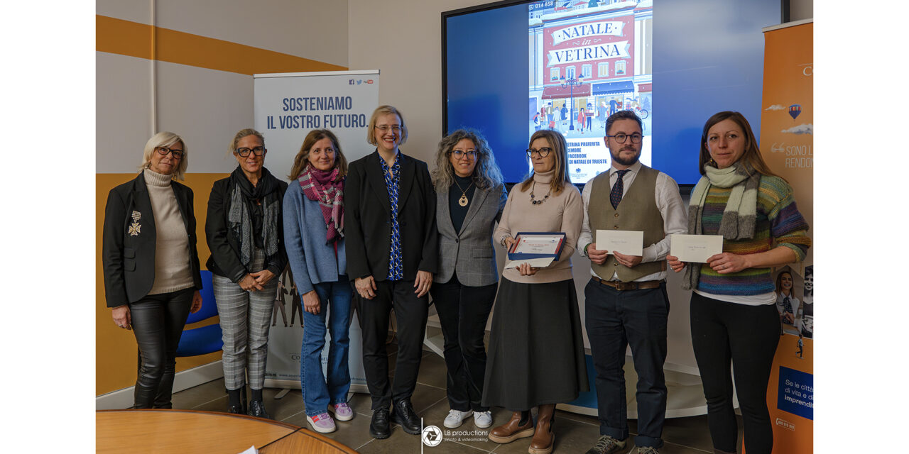 “NATALE IN VETRINA 2025” DI CONFCOMMERCIO, GIURIA E LINK PREMIANO LA PASTICCERIA PIRONA