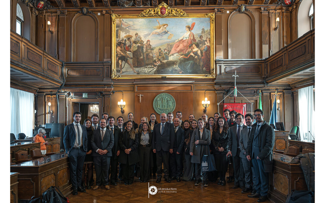 IL SINDACO DIPIAZZA HA INCONTRATO UN GRUPPO DI 27 ALLIEVI DEL CORSO ORIGINI ITALIA ORGANIZZATO DAL MIB TRIESTE