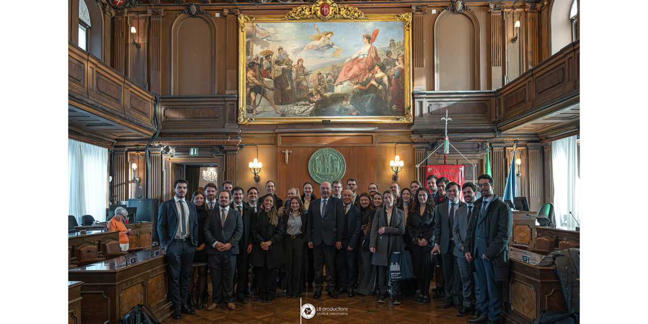 IL SINDACO DIPIAZZA HA INCONTRATO UN GRUPPO DI 27 ALLIEVI DEL CORSO ORIGINI ITALIA ORGANIZZATO DAL MIB TRIESTE