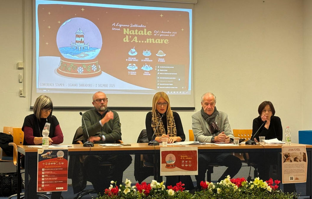 NATALE D’A…MARE 2025: LIGNANO SABBIADORO SI ILLUMINA TRA LUCI, MUSICA E ARTE