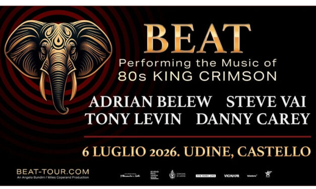 BEAT Performing the Music of 80s KING CRIMSON: a Udine l’unica data del Nordest del tour europeo