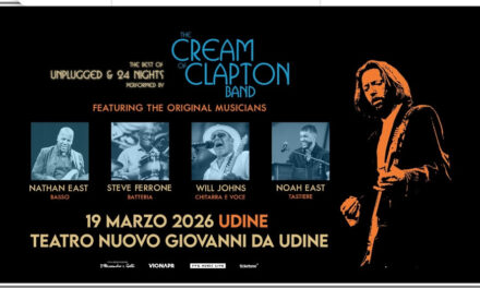 THE CREAM OF CLAPTON BAND: A MARZO 2026 IN TOUR NEI PRINCIPALI TEATRI ITALIANI