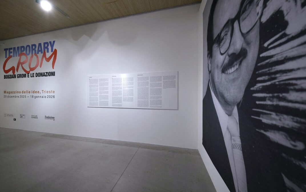 Temporary Grom. Bogdan Grom e le donazioni: visita speciale con una delle curatrici