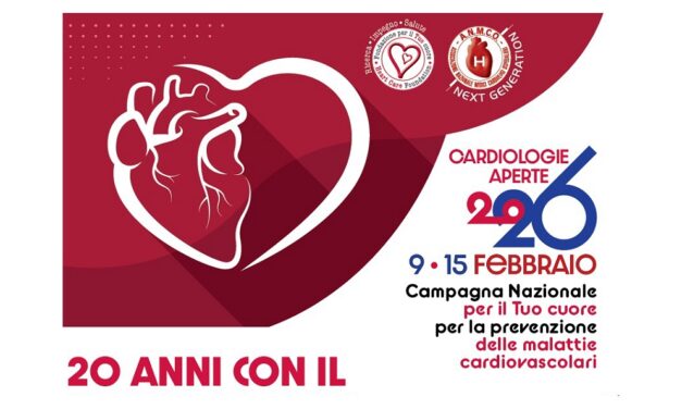 CARDIOLOGIE APERTE 2026: Campagna Nazionale per il Tuo cuore 2026 per la prevenzione delle Malattie Cardiovascolari