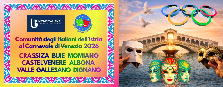 Otto comunità dell’Istria a Venezia per l’apertura del Carnevale