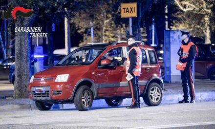 Guida in stato d’ebbrezza: controlli dei Carabinieri della Compagnia di Aurisina