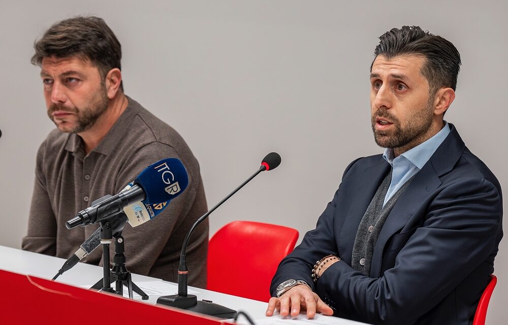 Triestina Calcio: conferenza stampa di presentazione di Giuseppe Marino