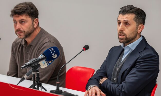 Triestina Calcio: conferenza stampa di presentazione di Giuseppe Marino