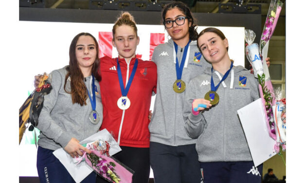 SCHERMA – COPPA DEL MONDO A UDINE: nell’Under 17 oro alla canadese Yanka Sobus, tre azzurre sul podio