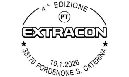 PER DUE GIORNI (10 e 11 GENNAIO) DISPONIBILE A PORDENONE L’ANNULLO FILATELICO PER EXTRACON