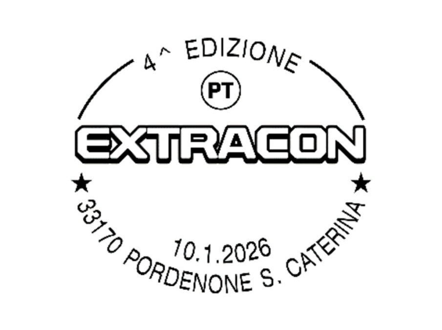 PER DUE GIORNI (10 e 11 GENNAIO) DISPONIBILE A PORDENONE L’ANNULLO FILATELICO PER EXTRACON