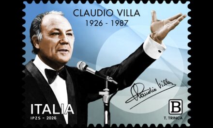 POSTE ITALIANE: EMESSO IL FRANCOBOLLO COMMEMORATIVO DI CLAUDIO VILLA