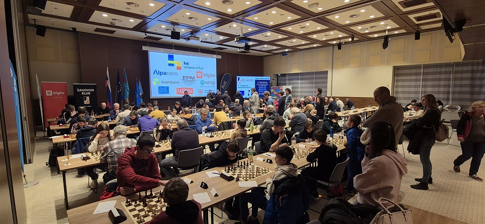 Il 30° Hit Open è in corso a Nova Gorica: gli scacchi internazionali protagonisti al Perla