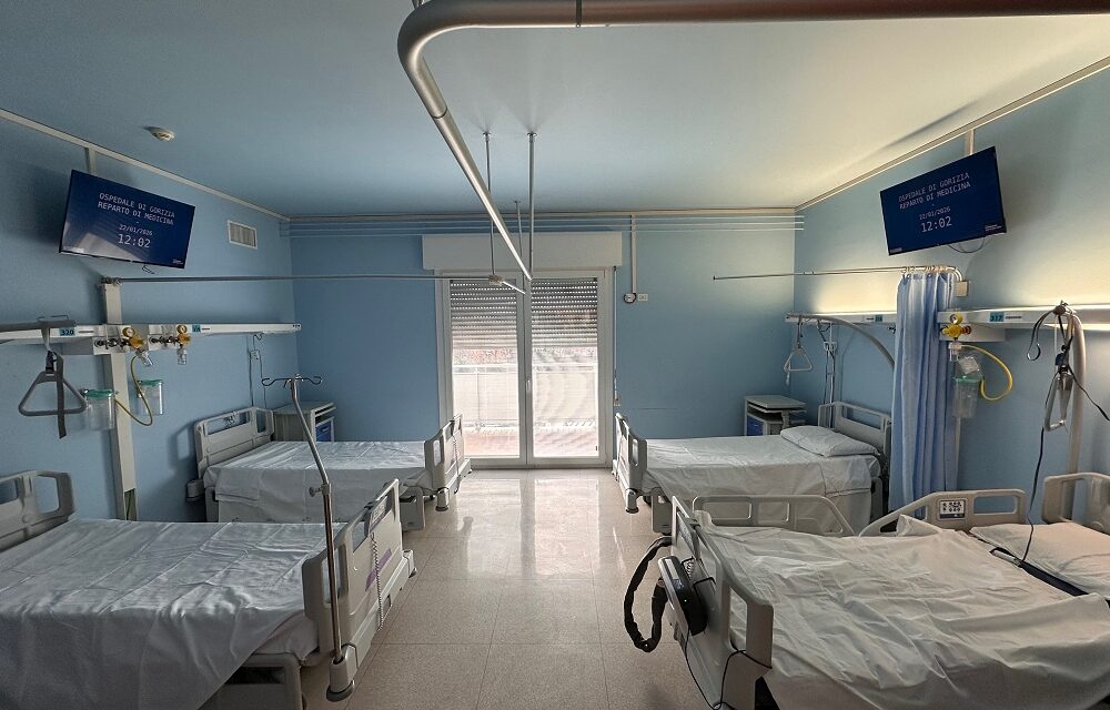 Inaugurazione due stanze di degenza internistica SC di Medicina Interna di Gorizia con il contributo del Rotary Club Gorizia