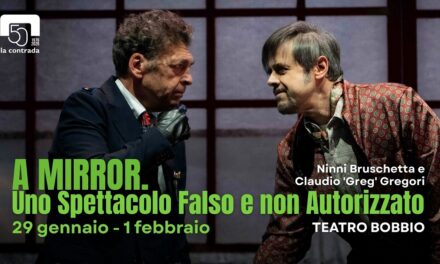 “A MIRROR. UNO SPETTACOLO FALSO E NON AUTORIZZATO” DAL 29 GENNAIO AL 1 FEBBRAIO AL TEATRO LA CONTRADA