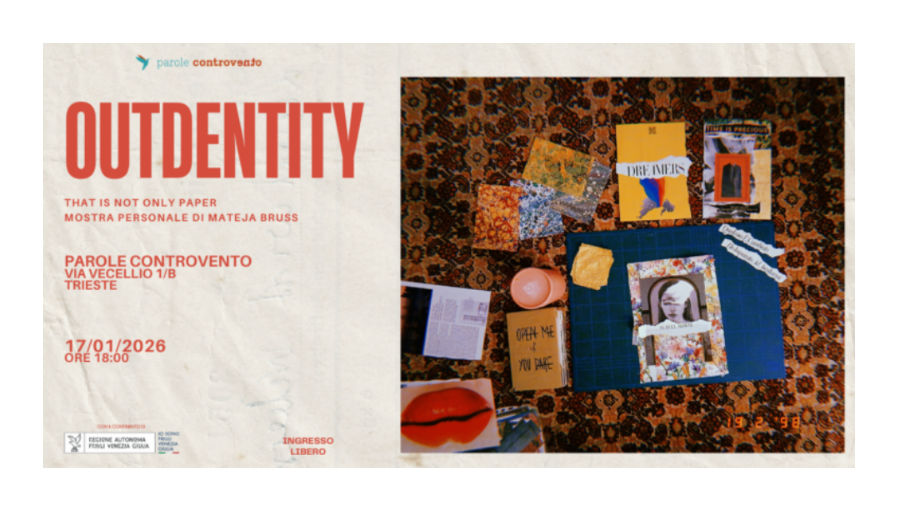 PAROLE CONTROVENTO – THAT IS NOT ONLY PAPER: la personale di Mateja Bruss dal 17 gennaio presso la sede dell’associazione