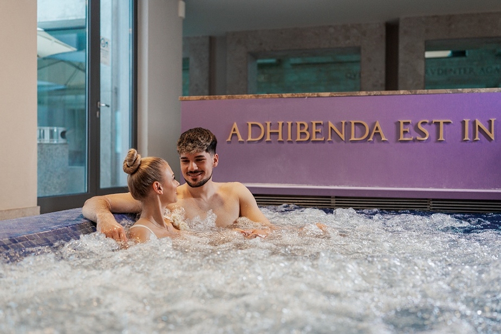 Alle Rimske Terme San Valentino si festeggia alla romana: acqua termale, buona tavola e tempo condiviso