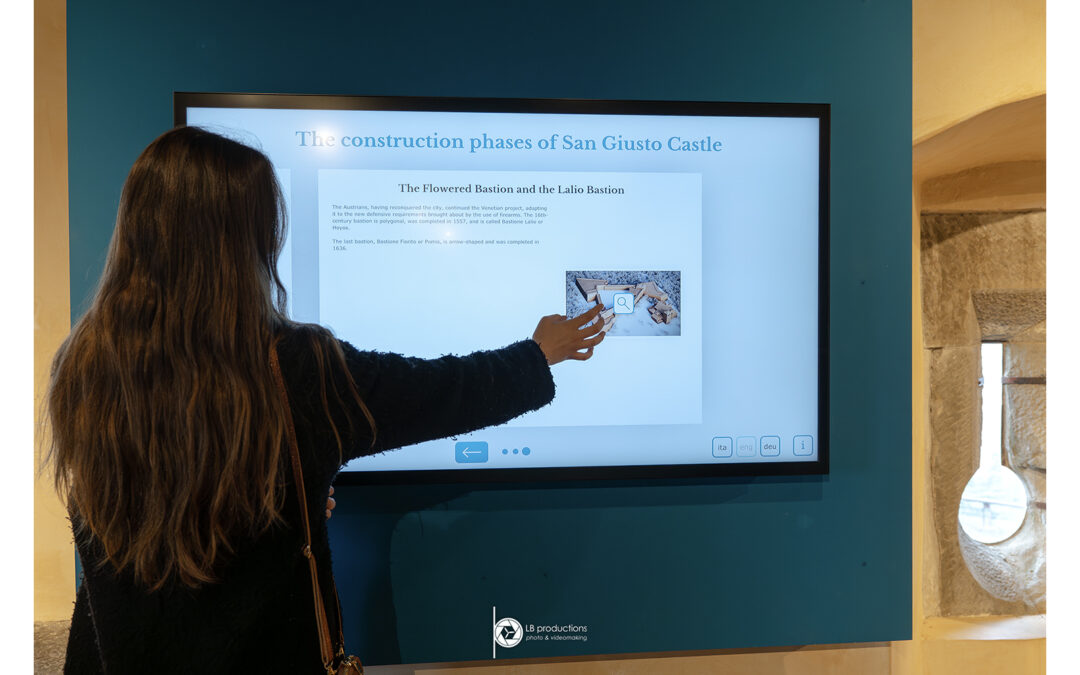 PRESENTATI I NUOVI SUPPORTI TECNOLOGICI ALLA VISITA DEL CASTELLO DI SAN GIUSTO