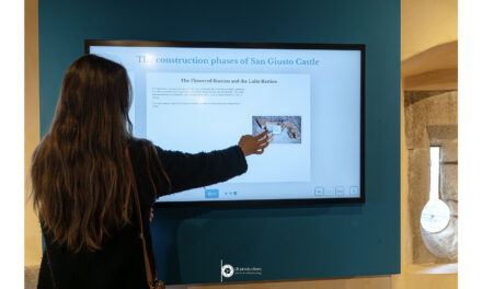 PRESENTATI I NUOVI SUPPORTI TECNOLOGICI ALLA VISITA DEL CASTELLO DI SAN GIUSTO