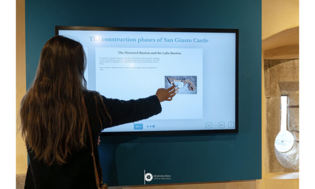 PRESENTATI I NUOVI SUPPORTI TECNOLOGICI ALLA VISITA DEL CASTELLO DI SAN GIUSTO