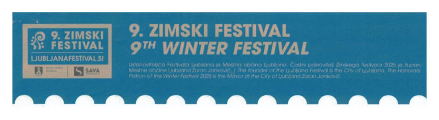 I VIRTUOSI DELLA SCENA MONDIALE PROTAGONISTI DEL 9° FESTIVAL INVERNALE DI LUBIANA