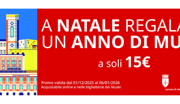 “A NATALE REGALA(TI) UN ANNO DI MUSEI”: ULTIMI GIORNI PER ADERIRE ALL’INIZIATIVA