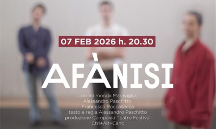 incroci teatrali / nuove scritture: al Teatro Miela lo spettacolo pluripremiato AFÀNISI