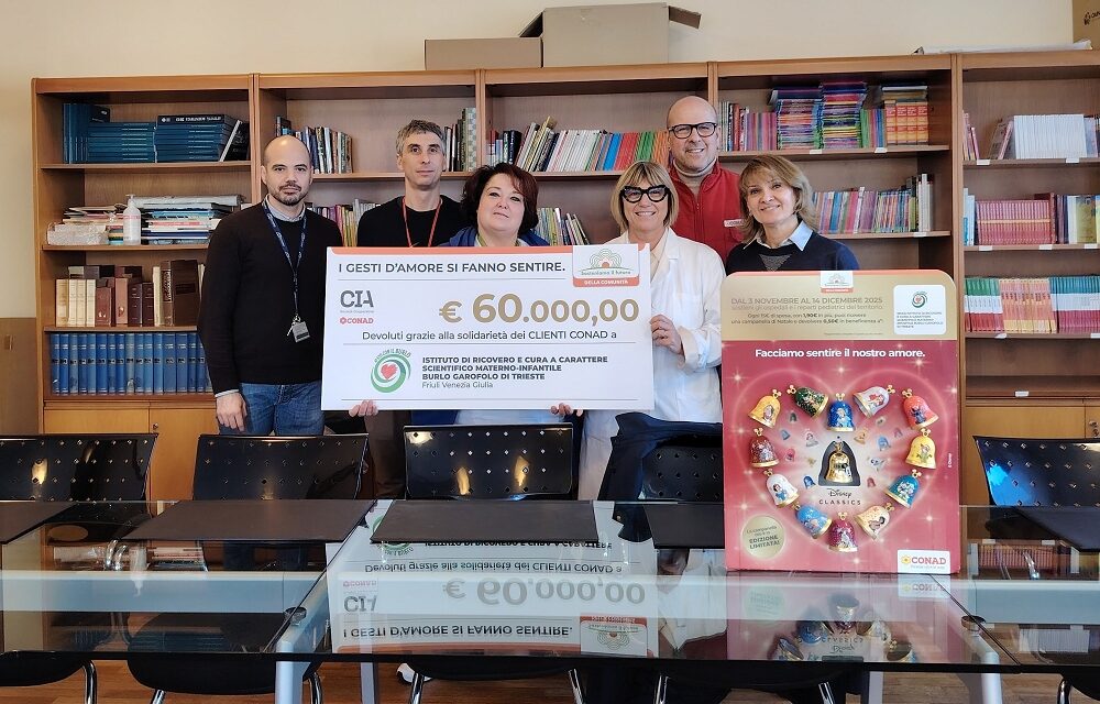 Conad sostiene l’innovazione tecnologica del Burlo