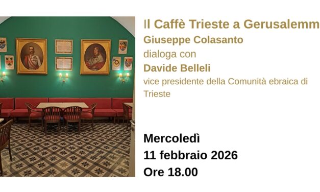 Giuseppe Colasanto parla de “Il Caffè Trieste a Gerusalemme” all’Antico Caffè San Marco