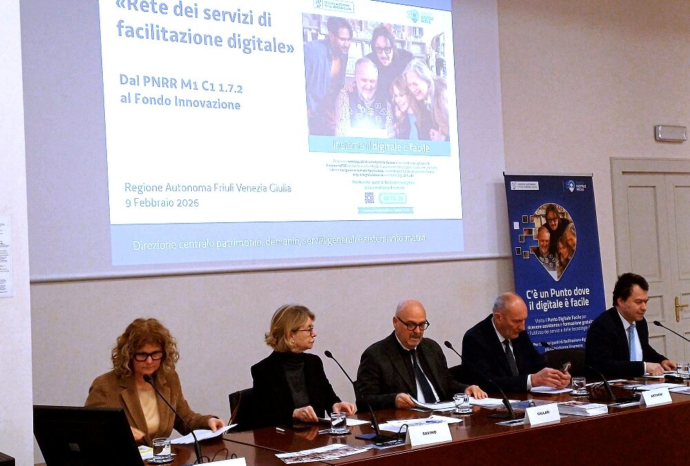 COMUNE DI TRIESTE CAPOFILA NEL PROGETTO PNRR “RETE DI FACILITAZIONE DIGITALE – FVG COMUNITÀ DIGITALE”: OLTRE 10.700 CITTADINI RAGGIUNTI, PIÙ DI 11.600 ORE DI FACILITAZIONE EROGATE E 9 PUNTI DI FACILITAZIONE ATTIVATI