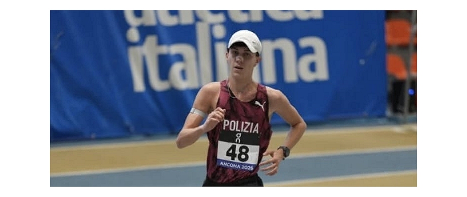 ALESSIO COPPOLA: L’ATLETA TRIESTINO E’ CAMPIONE ITALIANO JUNIORES NELLA MARCIA 5.000 METRI INDOOR