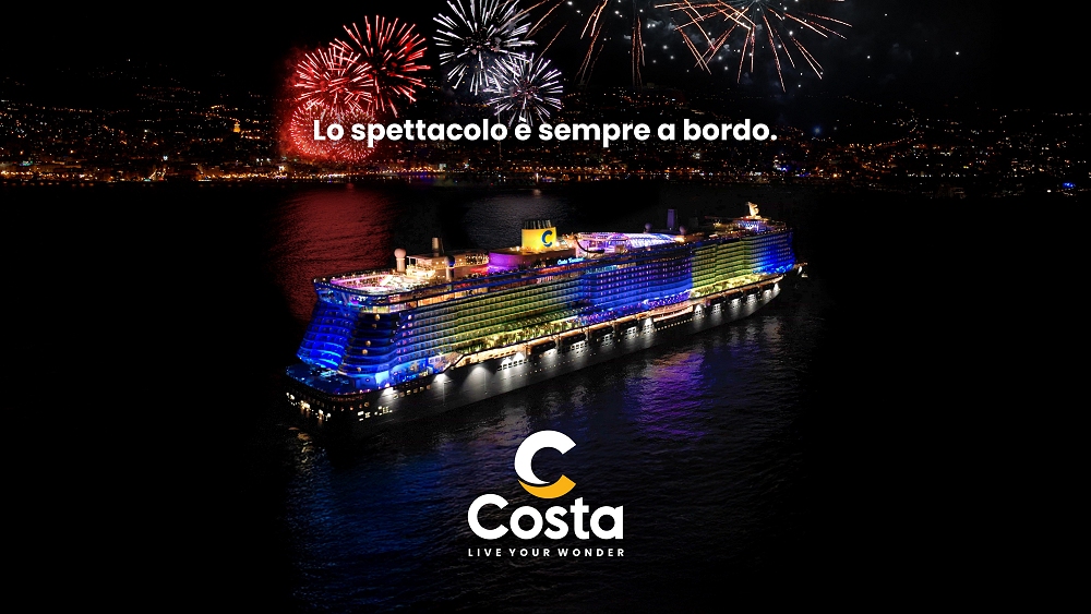COSTA CROCIERE PORTA A SANREMO “MAX FOREVER – The party boat”, LA NAVE CHE DIVENTA SPETTACOLO