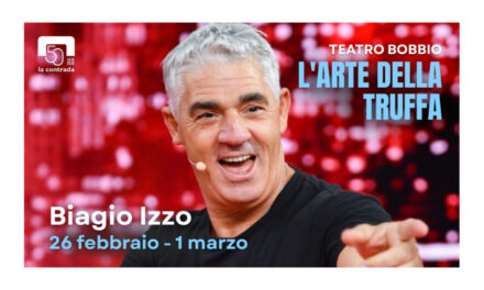 Equivoci, risate e colpi di scena: al Teatro Orazio Bobbio sbarca Biagio Izzo con “L’arte della truffa”