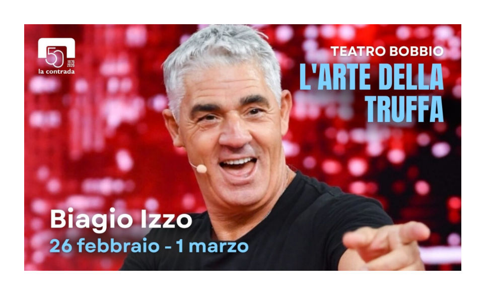 Equivoci, risate e colpi di scena: al Teatro Orazio Bobbio sbarca Biagio Izzo con “L’arte della truffa”