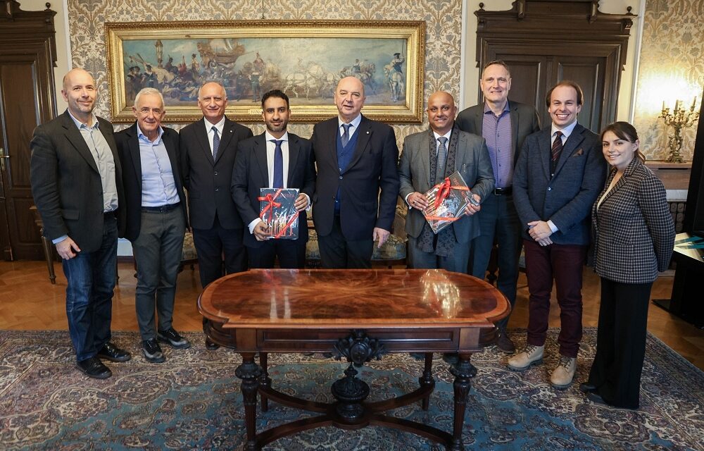 IL SINDACO ROBERTO DIPIAZZA HA RICEVUTO UNA DELEGAZIONE DEL MONDO INDUSTRIALE OMANITA