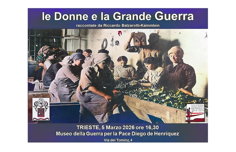 Le Donne nella Grande Guerra: al Museo “Diego de Henriquez” l’incontro con Riccardo Balzarotti Kämmlein