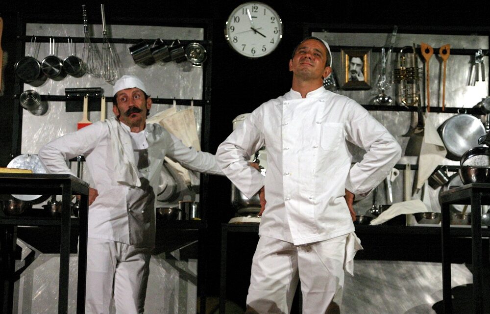 Un laboratorio di pasticceria sul palco di 5 teatri ERT