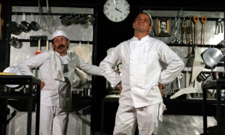 Un laboratorio di pasticceria sul palco di 5 teatri ERT