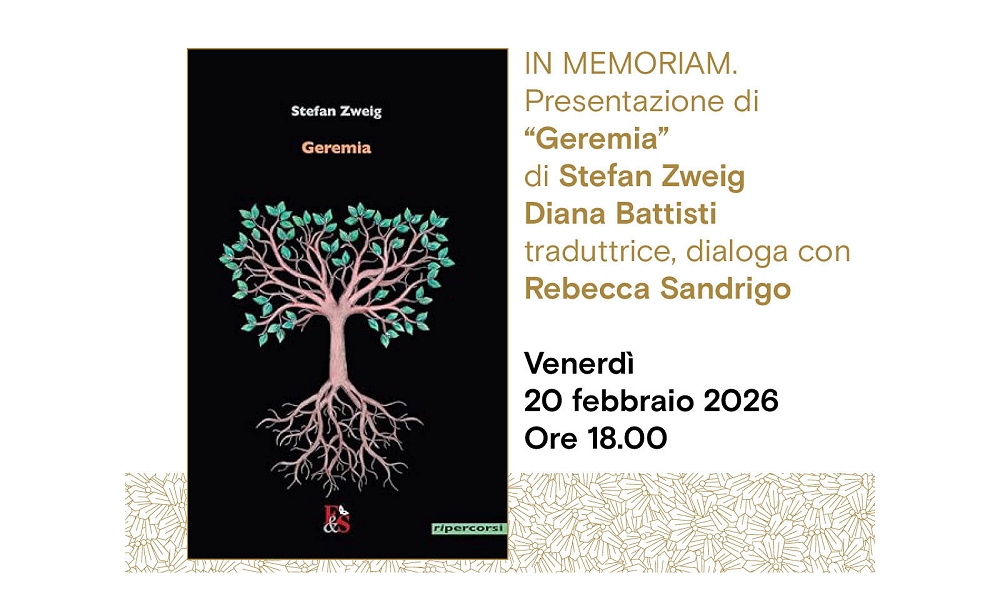 IN MEMORIAM: la presentazione di “Geremia” di Stefan Zweig all’Antico Caffè San Marco