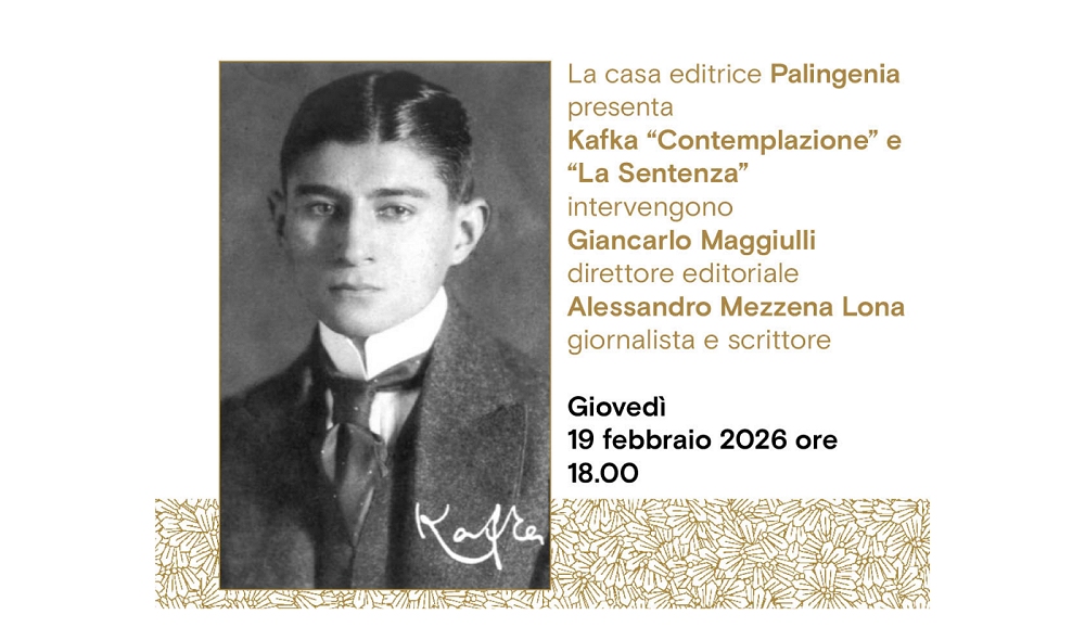 La casa editrice Palingenia presenta Kafka “Contemplazione” e “La Sentenza” all’Antico Caffè san Marco