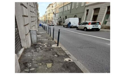 VIA DELLA GINNASTICA: VENERDÌ 20 FEBBRAIO PARTIRANNO I LAVORI DI RIFACIMENTO DEI MARCIAPIEDI NEL TRATTO TRA VIA ROSSETTI E VIA GATTERI