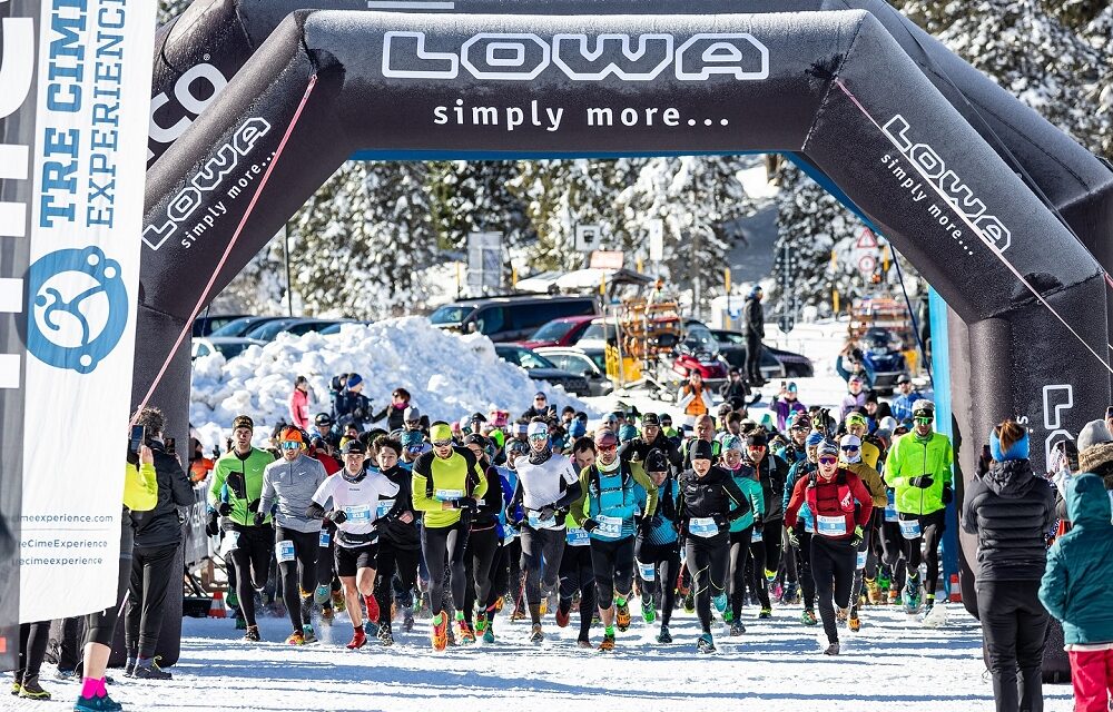 Misurina Winter Run sold out: l’ 1 marzo la grande festa della corsa sulla neve ai piedi delle Tre Cime di Lavaredo