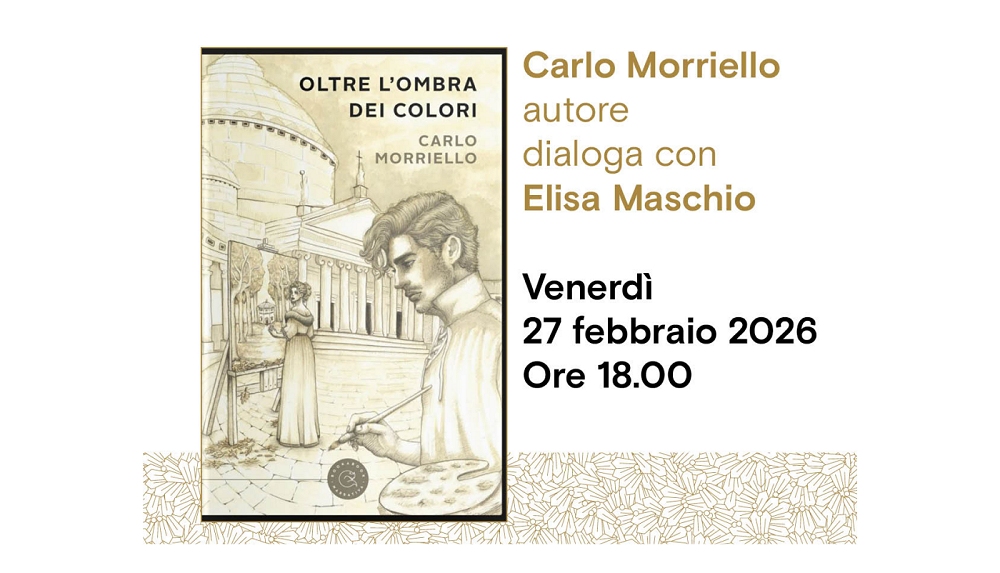Carlo Morriello presenta il suo libro “Oltre l’ombra dei colori” all’Antico Caffè San Marco