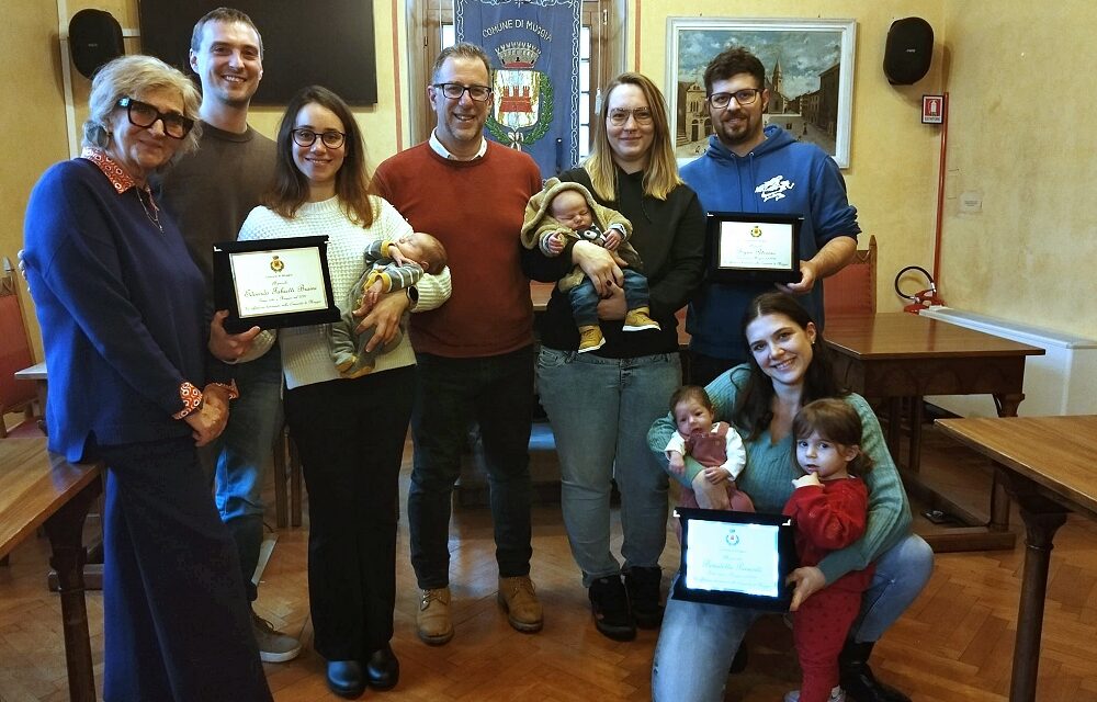 Festeggiati i primi nati a Muggia