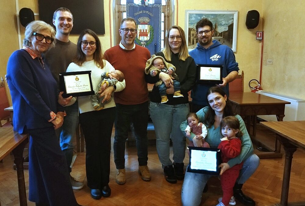 Festeggiati i primi nati a Muggia